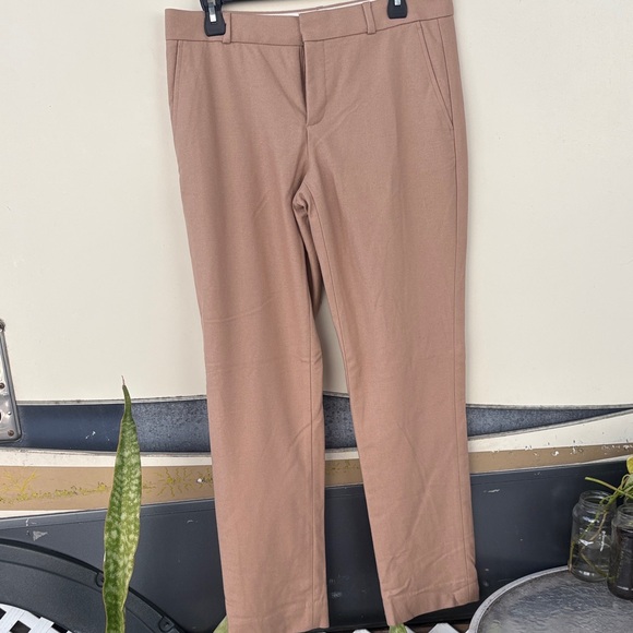 Banana Republic Women's Tan Straight Leg Pants - Picture 2 of 5